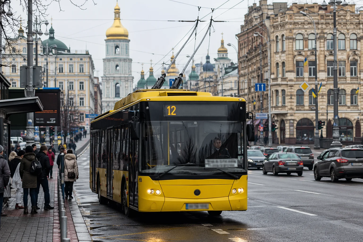 Тролейбус №12 у Києві