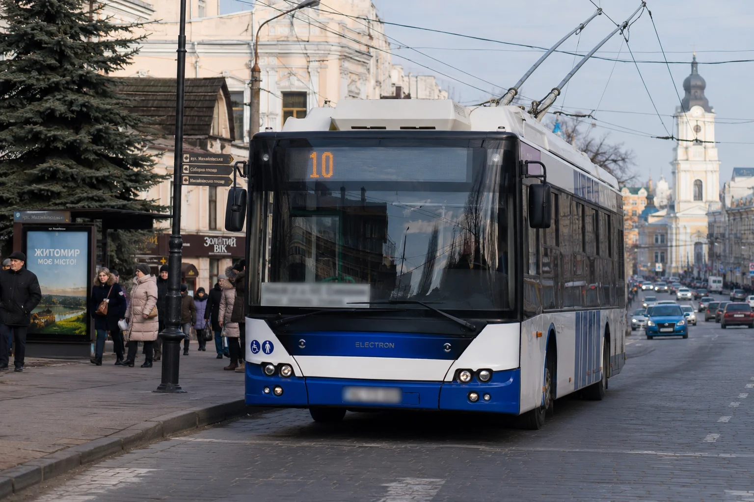 Тролейбус 10 Житомир: маршрут, зупинки та розклад руху 2026